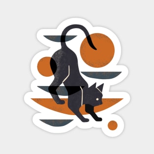 Cat at Play Sticker